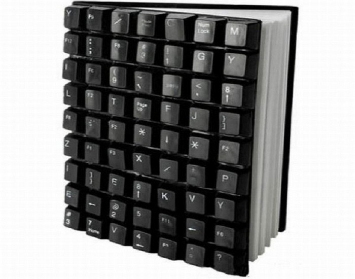 Recycled Keyboard Book Cover Ideas