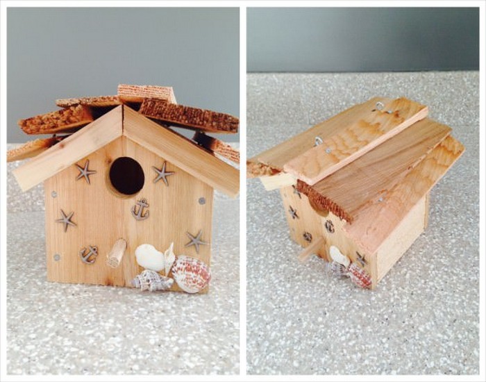 Bird House Made from Wood