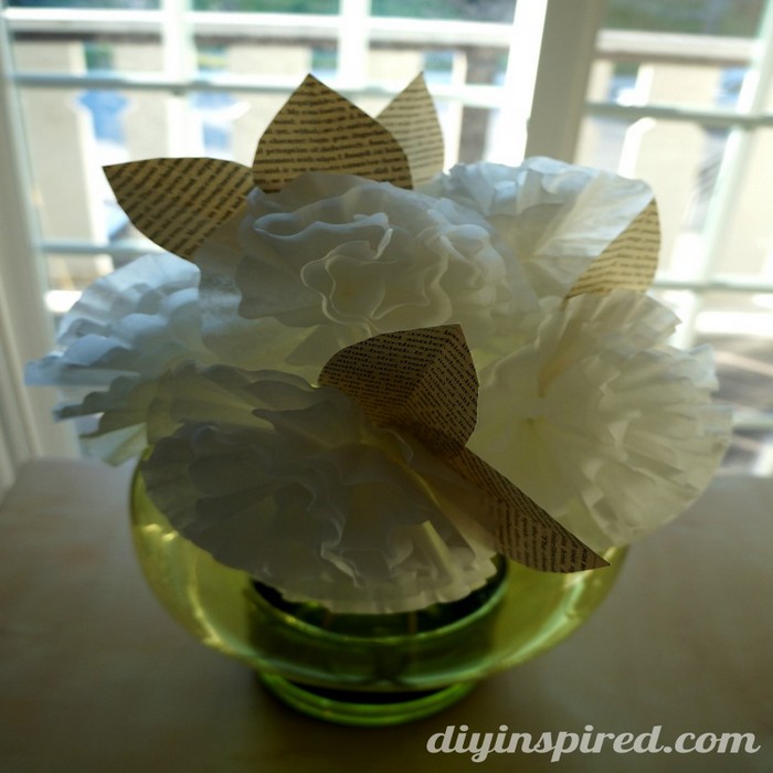 Coffee Filter Paper Beautiful Flowers