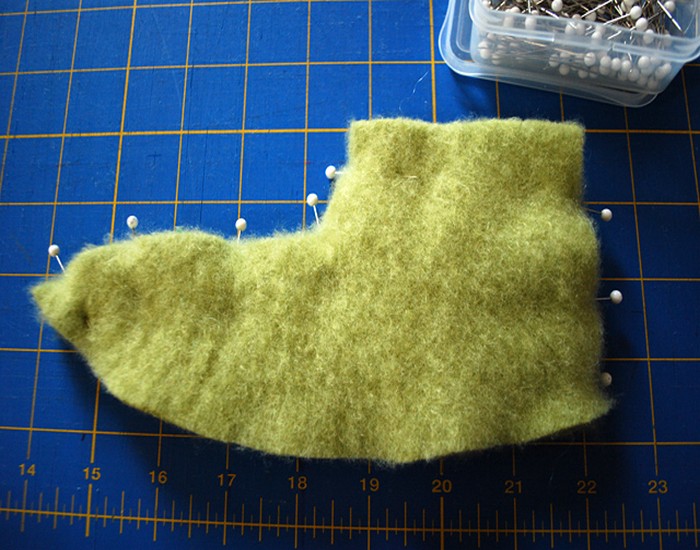 Fuzzy Bunny Slipper From Recycled Material