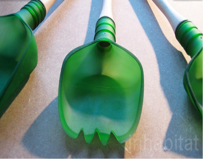 Old Glass Bottles Unique Utensils