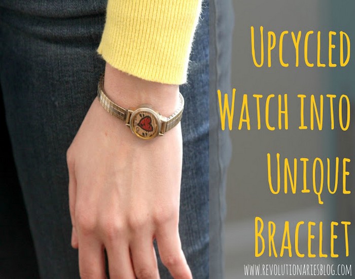 Upcycled Watch into Unique Bracelet