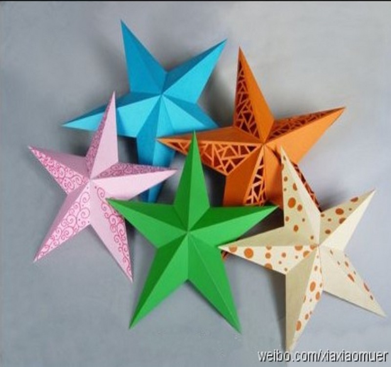 DIY Paper Stars Crafts Ideas