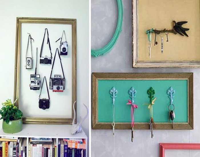 DIY Old Picture Frames Home Decor Idea