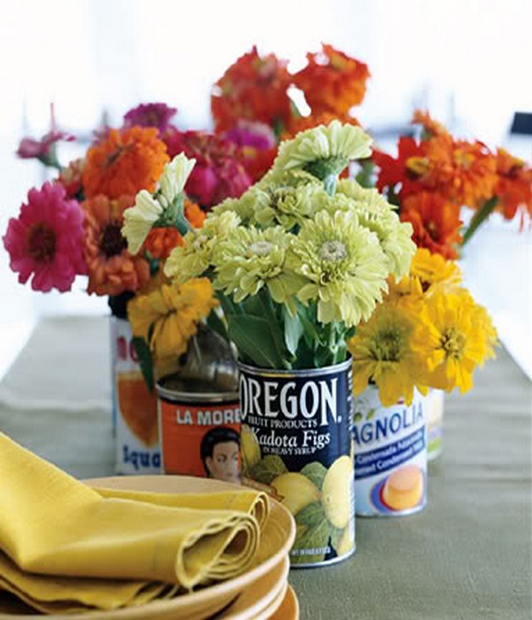 DIY Recycled Tin Cans Crafts