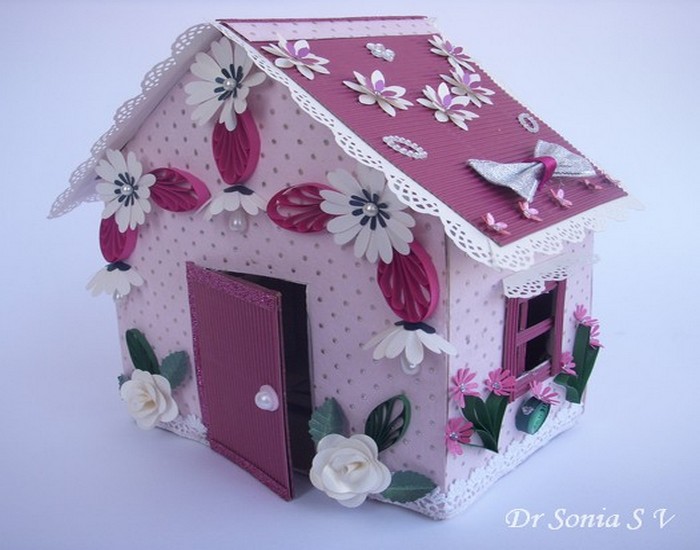 DIY Recycled Cardboard Doll House
