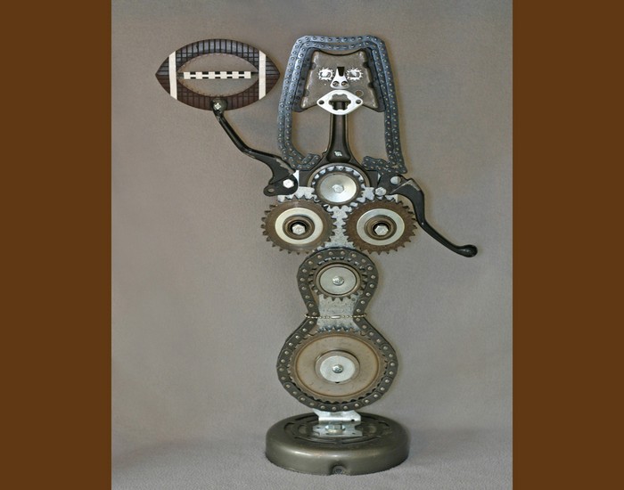 Upcycled Car Parts Trophy
