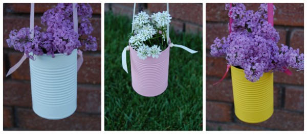 DIY Recycled Tin Cans Beautiful Flower Vase