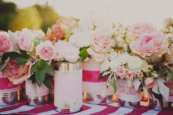 DIY Repurpose Tin Cans Beautiful Flower Vase