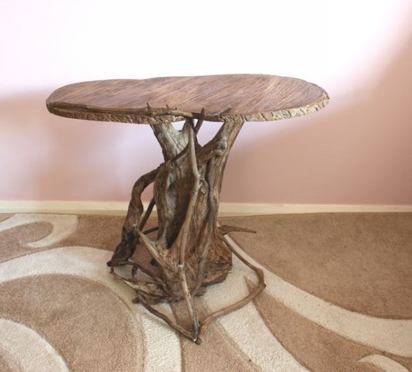 Driftwood into Upcycled Table