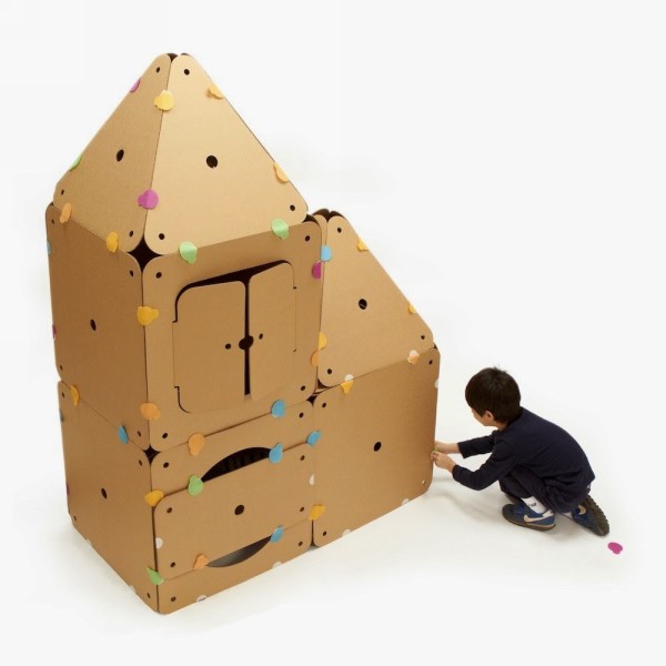 Recycled Cardboard Kids House