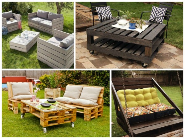 Recycled Pallet Furniture for Patio