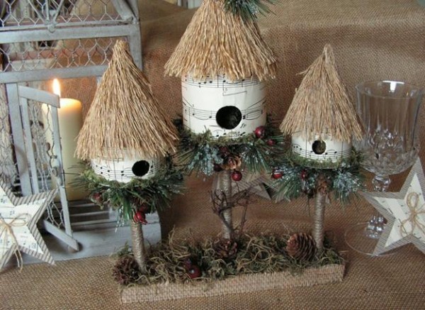 Recycled Paper Christmas Decor