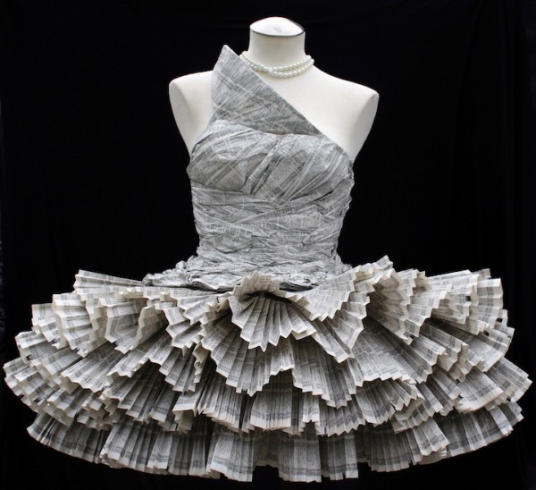 Recycled Papers Awesome Dress