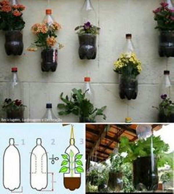 Recycled Plastic Bottles Gardening