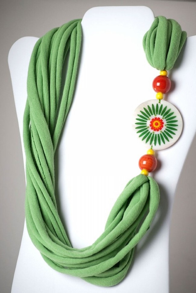 Recycled T-shirt Innovative Nacklace