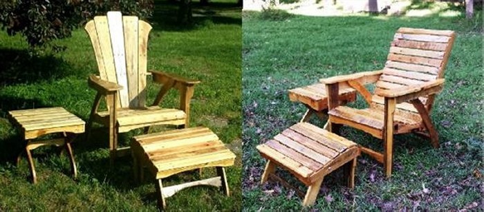Recycled Wooden Pallet Patio Furniture