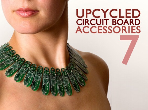 Upcycled Circuit Board Accessories