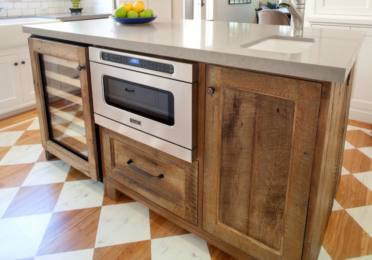 Reclaimed Wood Kitchen Cabinets Project