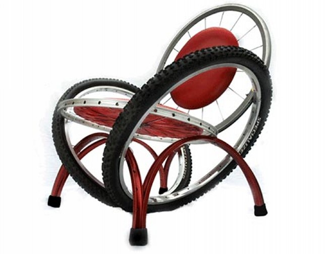 Recycled Bike Parts Furniture Chair