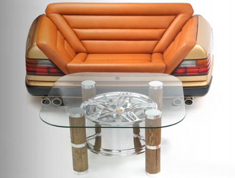 Recycled Car Part Furniture