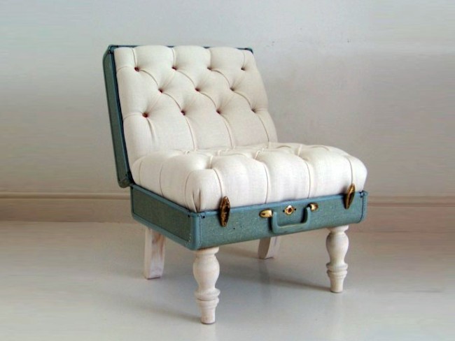 Recycled Suitcase Chair