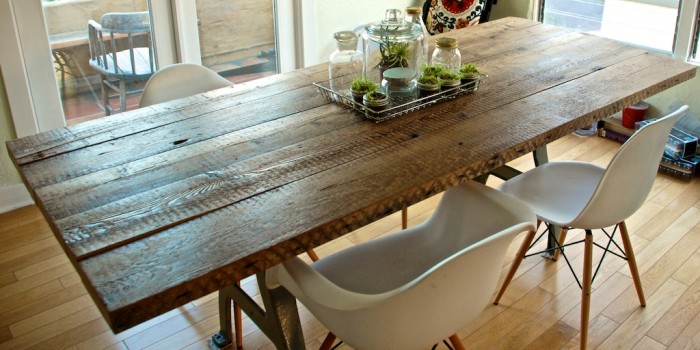 Recycled Wood Dining Table