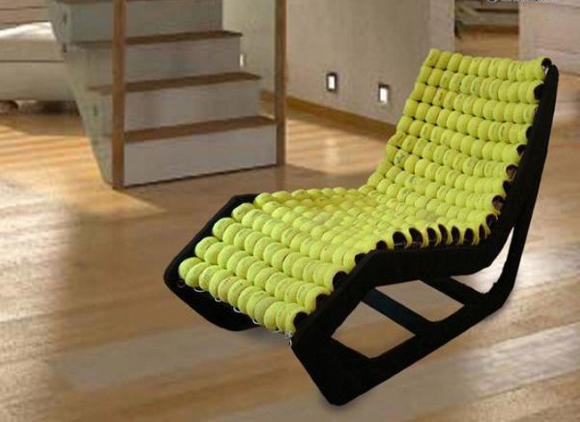 Recycling Tennis Balls Unique Furniture Chairs