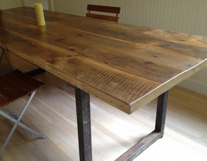 Repurposed Wood Dining Table