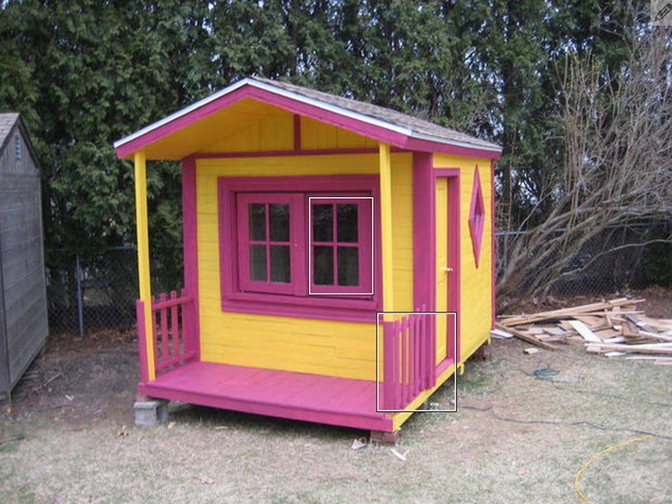 Pallet Colorful Playhouse for Kids