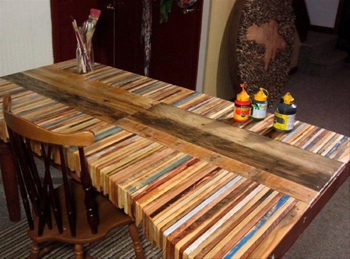 Reclaimed Pallet Dining Table
