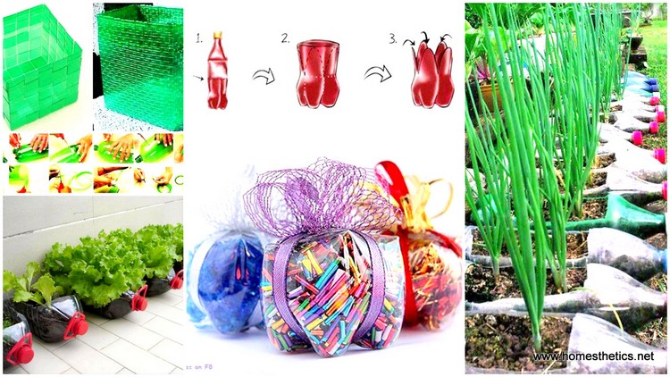 Recycled Plastic Bottles into DIY Projects