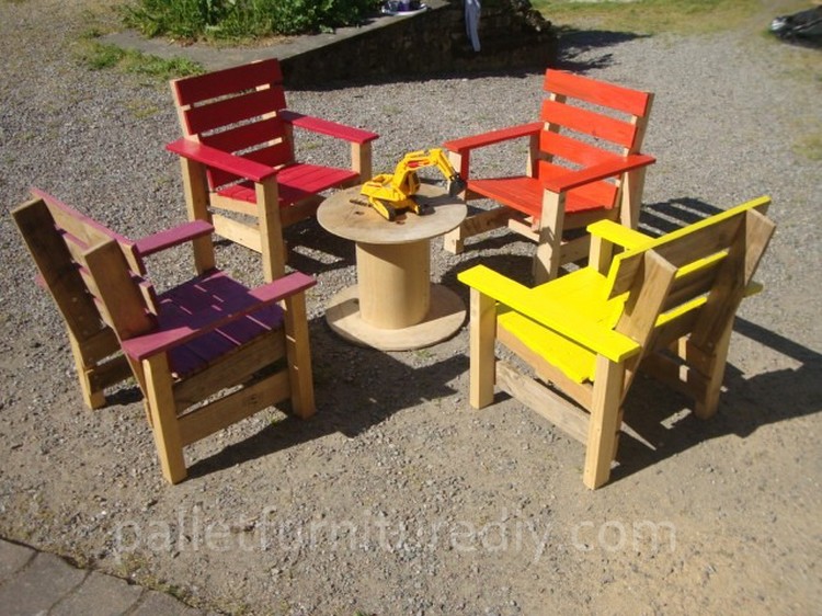 Pallet Armchairs for Kids