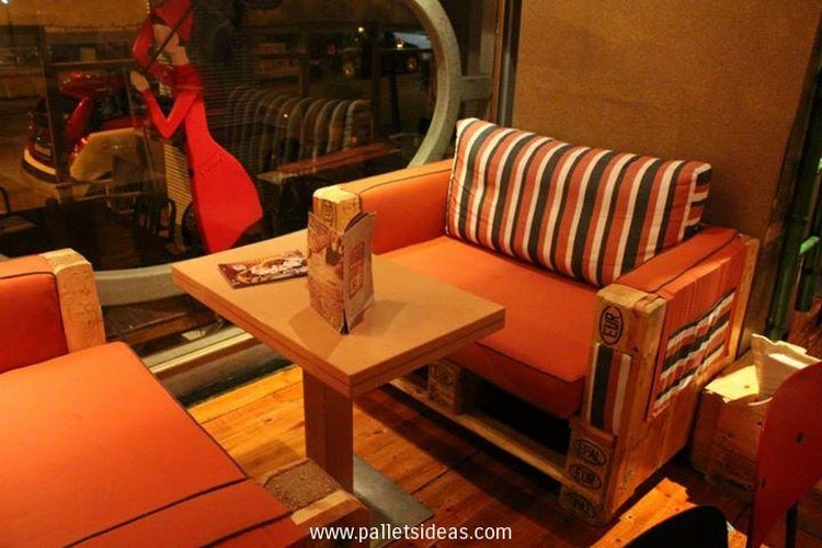Wooden Pallet Cafe Furniture