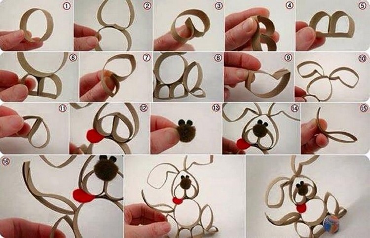 Kid Crafts from Toilet Paper Rolls