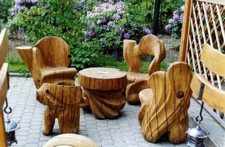 Log Outdoor Furniture
