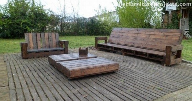 Pallet Wood Patio Furniture
