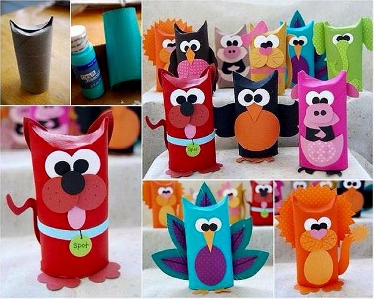 Toilet Paper Roll Crafting