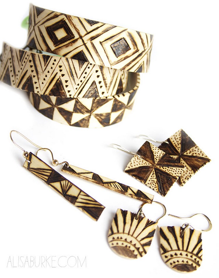 Jewelry Made from Popsicle Sticks