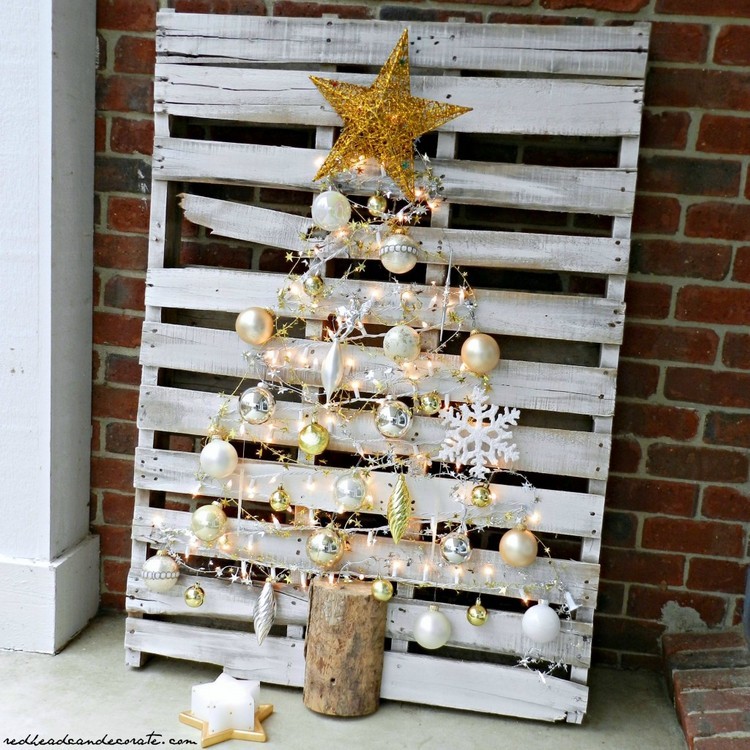 Pallet Christmas Tree Hom Decor