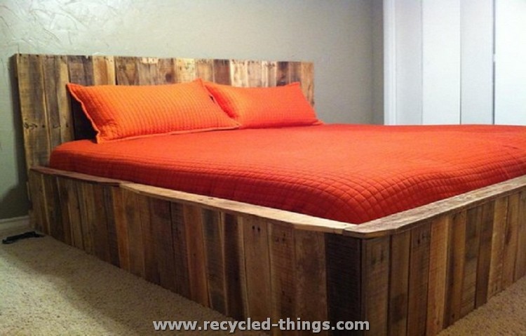Pallet King Size Bed