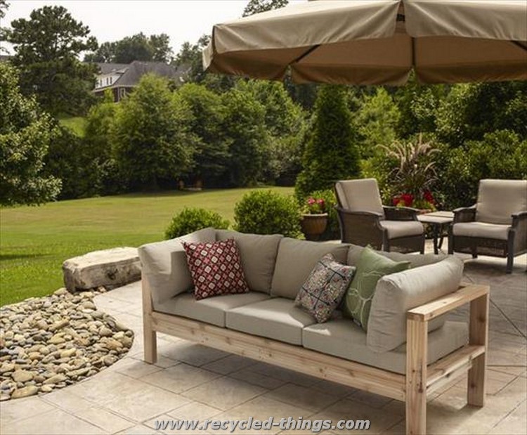 Pallet Outdoor Sofa