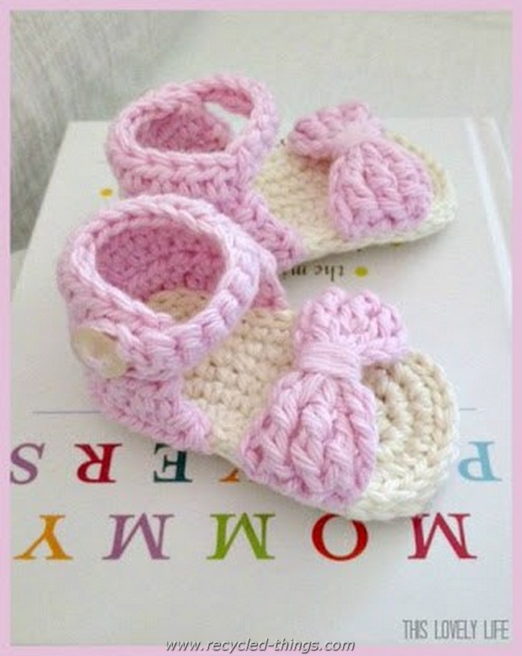Cute Crochet Baby Sandal Patterns