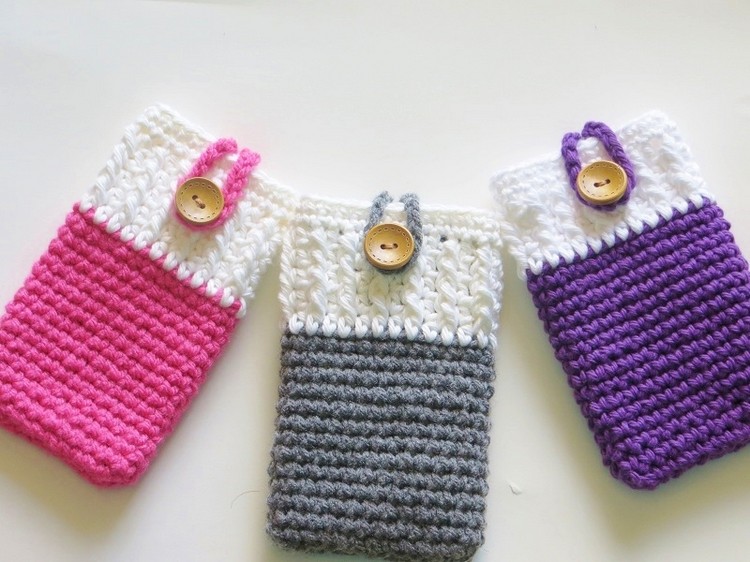 Ideas for Crochet Mobile Phone Covers