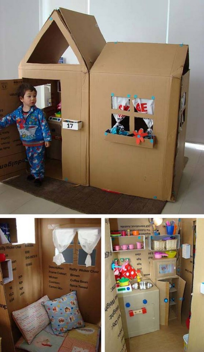 Kids Cardboard House