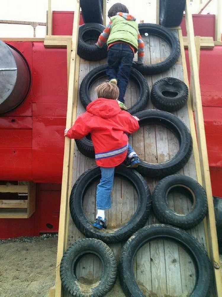 Upcycled Old Tires Kids Fun