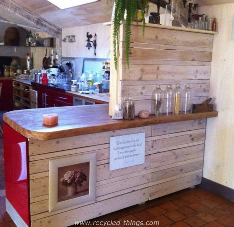 Wood Pallet Kitchen