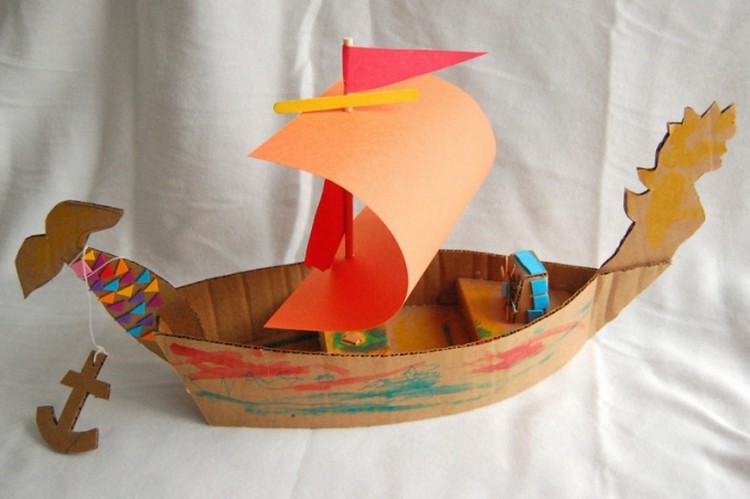Cardboard Boat