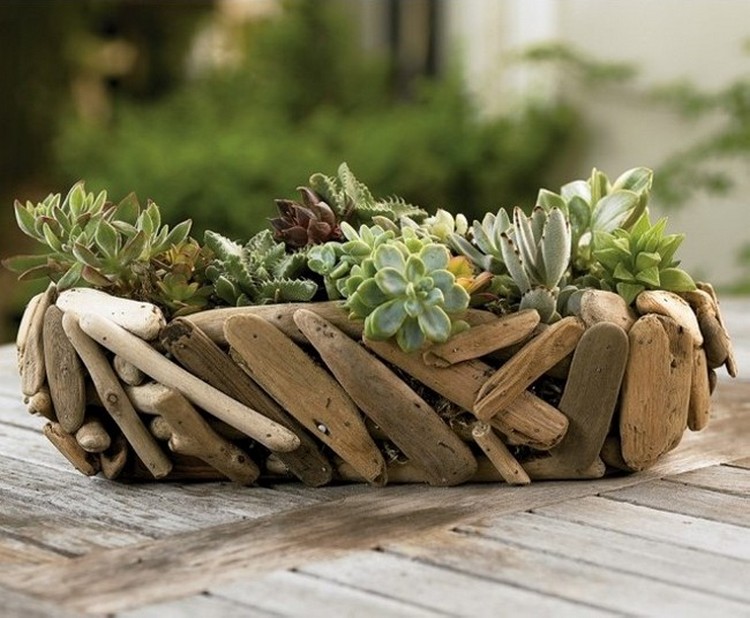 Driftwood Garden Basket