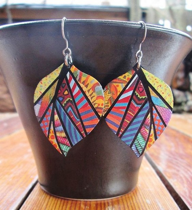 Recycled Jewelry Earrings